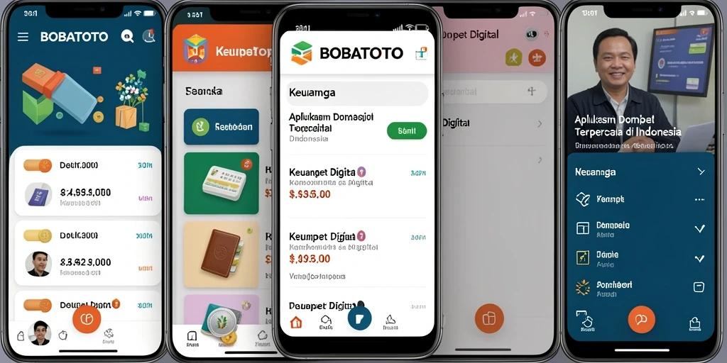 Antarmuka aplikasi BOBATOTO yang user-friendly dan mudah digunakan.
