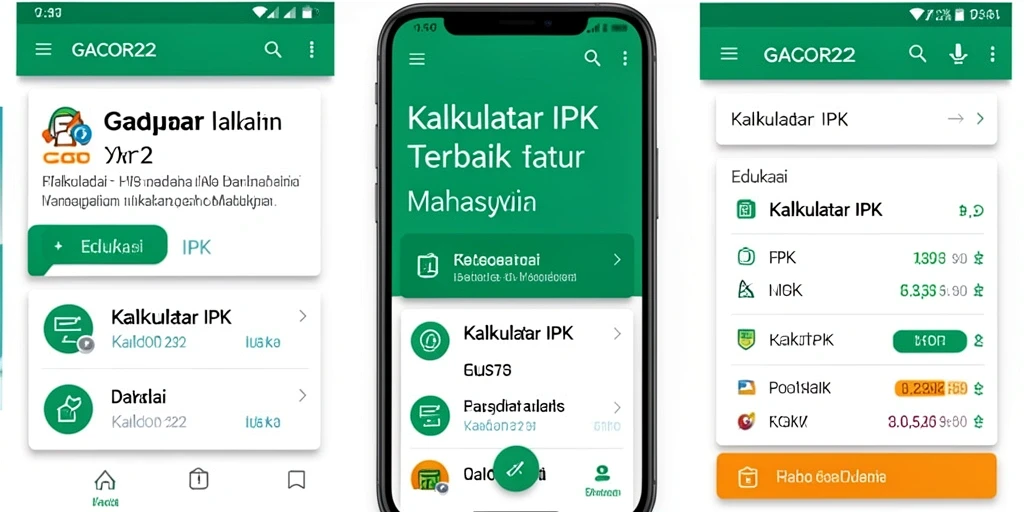 Tampilan antarmuka GACOR22 untuk menghitung Kalkulator IPK yang user-friendly.