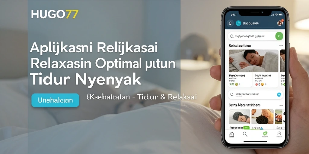 Tampilan antarmuka HUGO77 yang praktis dan mendukung relaksasi.