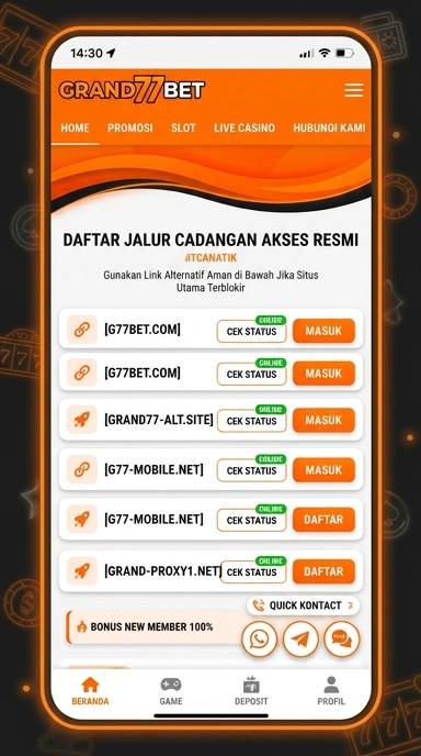Link Alternatif Grand77bet untuk Akses Mudah dan Aman